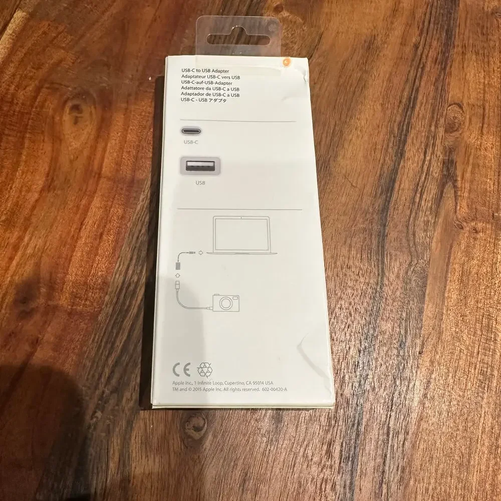New In Box Apple USB-C to USB Adapter MJ1M2AM/A